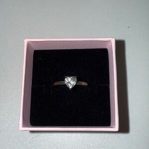 Pandora Silver Heart Ring